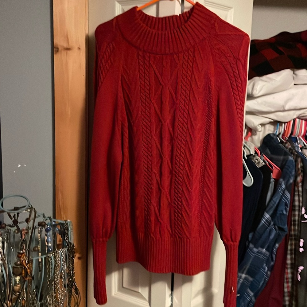 Rustic Red Sweater